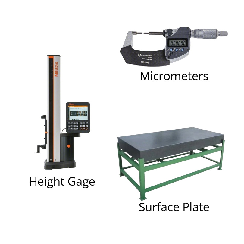 Precision measuring equipment for calibration services